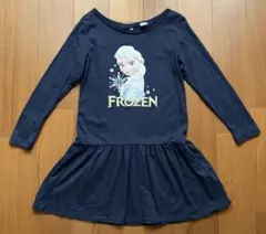 H&M アナと雪の女王 エルサ 長袖ワンピース 110センチ