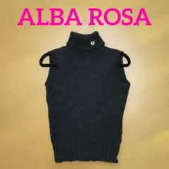 ALBA ROSA アルバ　背中見せ　ノースリ　タートル ニットのサムネイル
