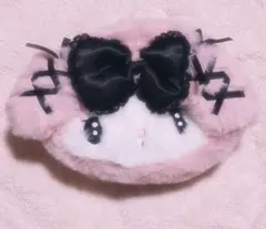 真夜中のメロクロ フェイス型ポーチ マイメロディ
