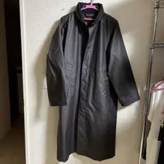 【新品】UNIQLO U コーティングロングコート Mサイズ ダークブラウン