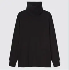 ユニクロ　ヒートテックウルトラウォームタートルネックT 超極暖・長袖　ブラックM