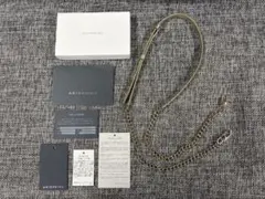 美品✨アンテプリマ カテナチェーン ストラップ レザー シルバー 購入証明書付 カテナ/チェーン/シルバーゴールド ｜ 【公式】アンテプリマ
