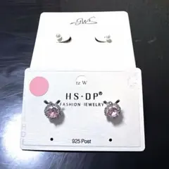 LuLuDiy Duo　ピアス　うさぎ　ピンク　パール　シルバー★