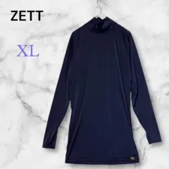 ZETT ゼット 長袖 アンダーシャツ O ネイビー