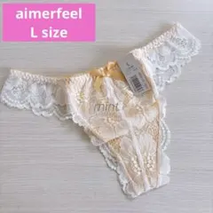 ꕤ aimerfeel カシュクールレースTバックショーツ