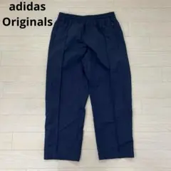 adidas Originals ナイロンパンツ ピンタック ワイド 紺色 Mのサムネイル