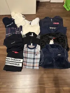 美品多数　M ゴルフウェア　レディースまとめ売り ネイビー セーターベスト　S