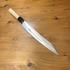 切付型柳刃包丁 刺身包丁 7.5寸 225mm 白鋼 紫檀柄 研ぎ済み 切付型柳刃包丁 刺身包丁 7.5寸 225mm 白鋼 紫檀柄 研ぎ済み - メルカリ