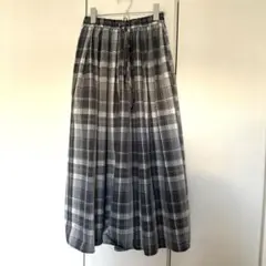 BACK NUMBER マドラスチェック柄スカート
