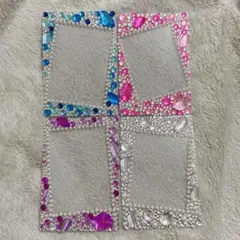 硬質カードケース　デコ　ハンドメイド　ケースのみ