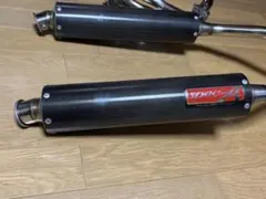 ホーネット250 TSR 2本出しマフラー カーボンサイレンサー マフラー
