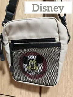 DISNEY ディズニー　ミッキー　ショルダーバッグ　ベージュ