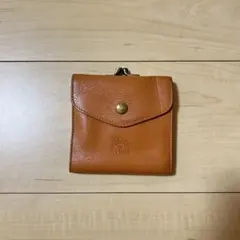 IL BISONTE 二つ折り財布 がま口 キャメルのサムネイル