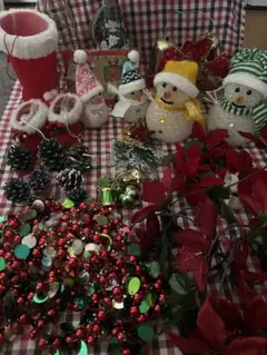 クリスマス　飾り　セット　オブジェ　置き物　インテリア　オーナメント