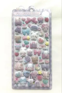 【ぬいぬいふわふわ　FUWA FUWAドロップシール】