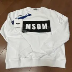 MSGM ホワイト スウェット Lのサムネイル