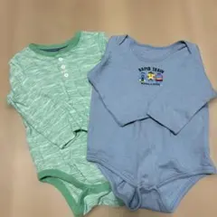 【90】ロンパース キルト肌着 2点セット