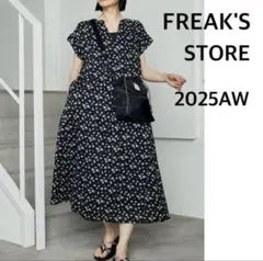 ✳️FREAK'S STORE✳️インド綿サマーワンピース ネイビー【2025ss】のサムネイル