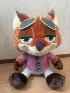 ズートピア2 スーパーラージぬいぐるみ　ニック・ワイルド