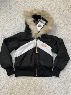 新品adidasジャンバー黒120cm②