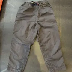 GRAMICCI デニムダンガリーコラボ　ブラックパンツ 120サイズ