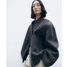 ZARA／MANTECOオーバーサイズブルゾン　XS-Sサイズ