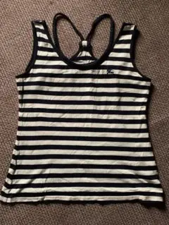 BURBERRY blue lable ボーダー タンクトップ 38 y2kのサムネイル