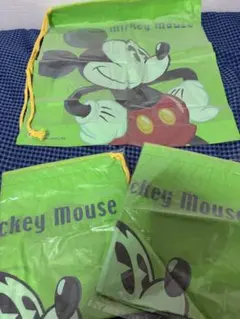 ディズニー ミッキーマウス 巾着袋 3枚セット 第一生命