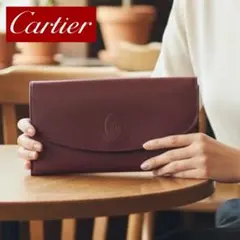 Cartier カルティエ 長財布 マストライン ボルドー レザーのサムネイル