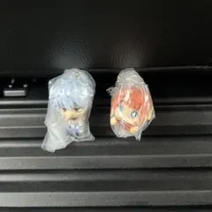 な*の様 つまんでつなげてマスコット　銀魂　神楽　坂田銀時