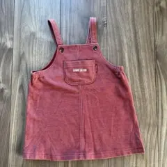 コムサイズム　スカート　レッド　ジャンパースカート　80 ベビー　ボトムス