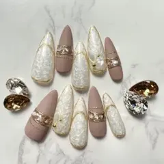 No'6 サテンネイル/ミラーネイル/フレンチネイル/ギャルネイル