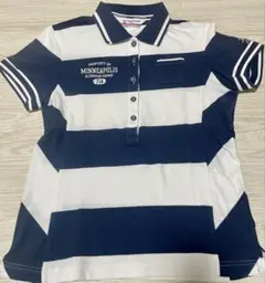 Munsingwear レディース ゴルフポロシャツ ボーダー サイズM