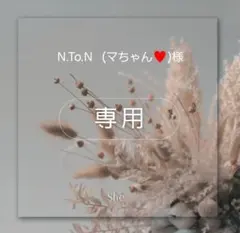 N.To.N (マちゃん♥️)様専用