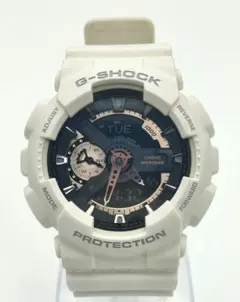 CASIO G-SHOCK 화이트×로즈 골드 아나데지 GA-110RG