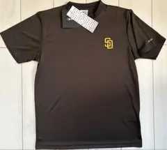 新品　 Lサイズ　MLB パドレス　半袖Tシャツ　メッシュ　ワンポイント　茶色のサムネイル