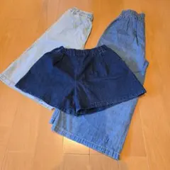 ネイビー ハーフパンツ 140cm 130cm 2点セット