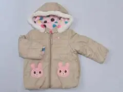 ミキハウス リバーシブル ブルゾン ジャンパー 80cm うさこちゃん