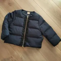 値下げ 美品 petit main ネイビー ダウンジャケット 80 85 90