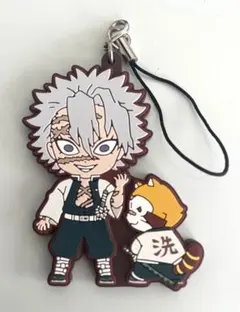 鬼滅の刃 ラスカル 不死川実弥 ラバーストラップ
