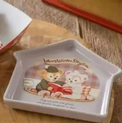 ダッフィー　プレート　お皿　スーベニア　ウィンター