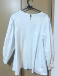 オペーク　ホワイトバックボタン　長袖　カットソー　Tシャツのサムネイル