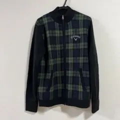 Callaway チェック柄 ジップアップジャケット