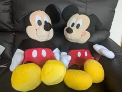 Disney　ミッキーマウス　グランデぬいぐるみ　おすわりver.　２個セット