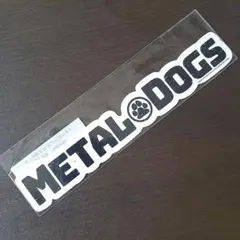 メタルドッグス METAL DOGS ロゴ ステッカー シール
