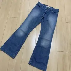 美品☆ GAP LONG AND LEAN デニム　フレア　ブルー　M