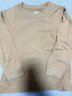 UNIQLO 長袖Tシャツ ロンT マスタード 120cm