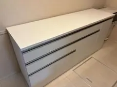 ニトリ リガーレ 180cm キッチンボード カップボード ホワイト 美品 キッチンボード(リガーレ50GH-180キッチンボード CR JCO WH) | ニトリ