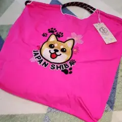 D.KELLY エコバッグ JAPAN SHIBA ピンク