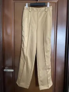 BEAUTY&YOUTH センタータックパンツ マスタード